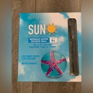 Bring on the sun mermaid super bounce ball